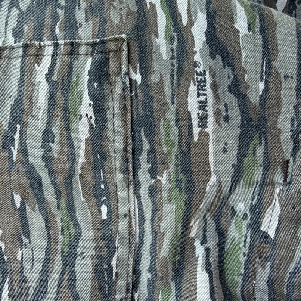 Vintage 90s Liberty Realtree Camo Pants Size 37x31 USA Tree Bark Cargo Gorpcore
